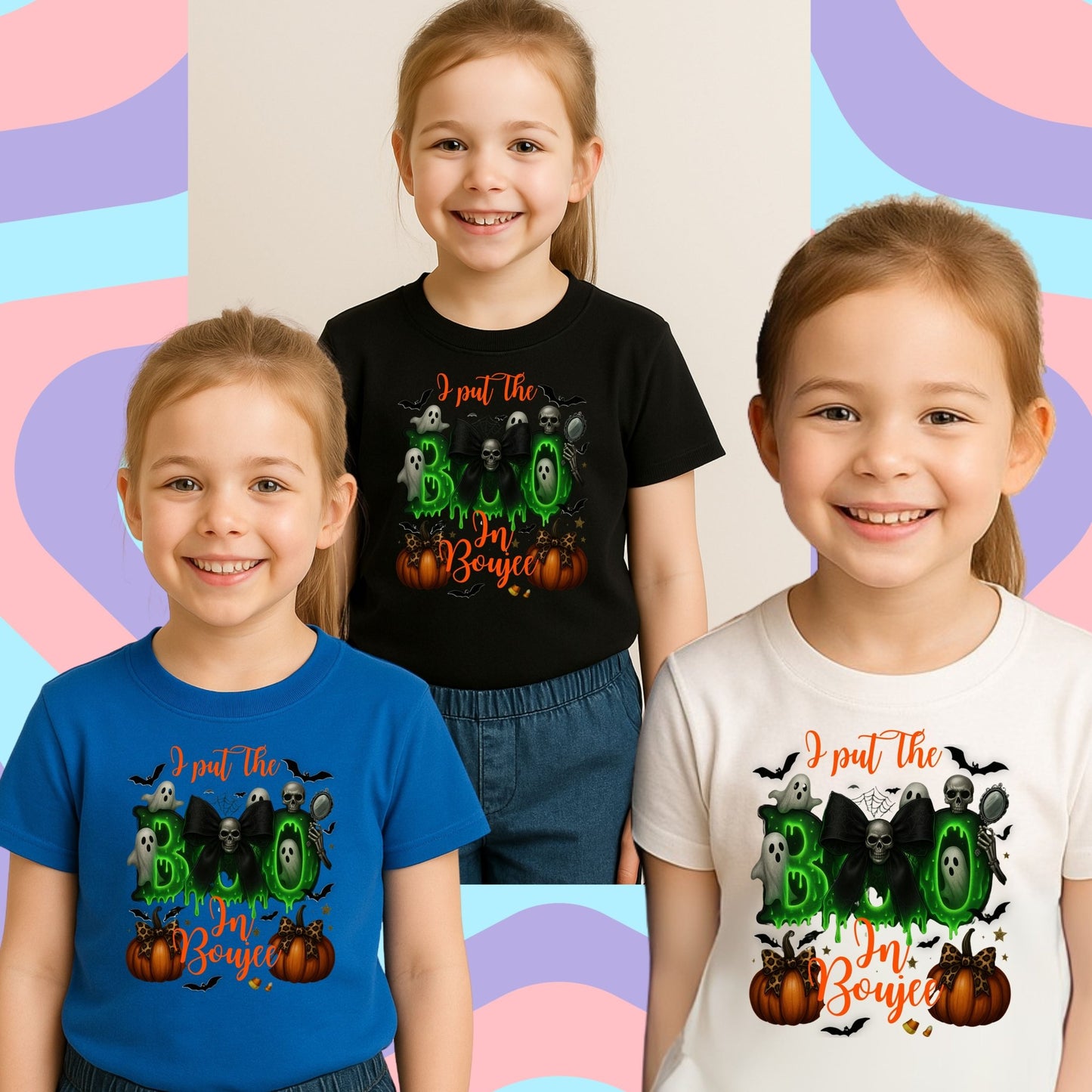I Put the Boo in Boujee – Halloween T-Shirt - C2K2 Creations Children