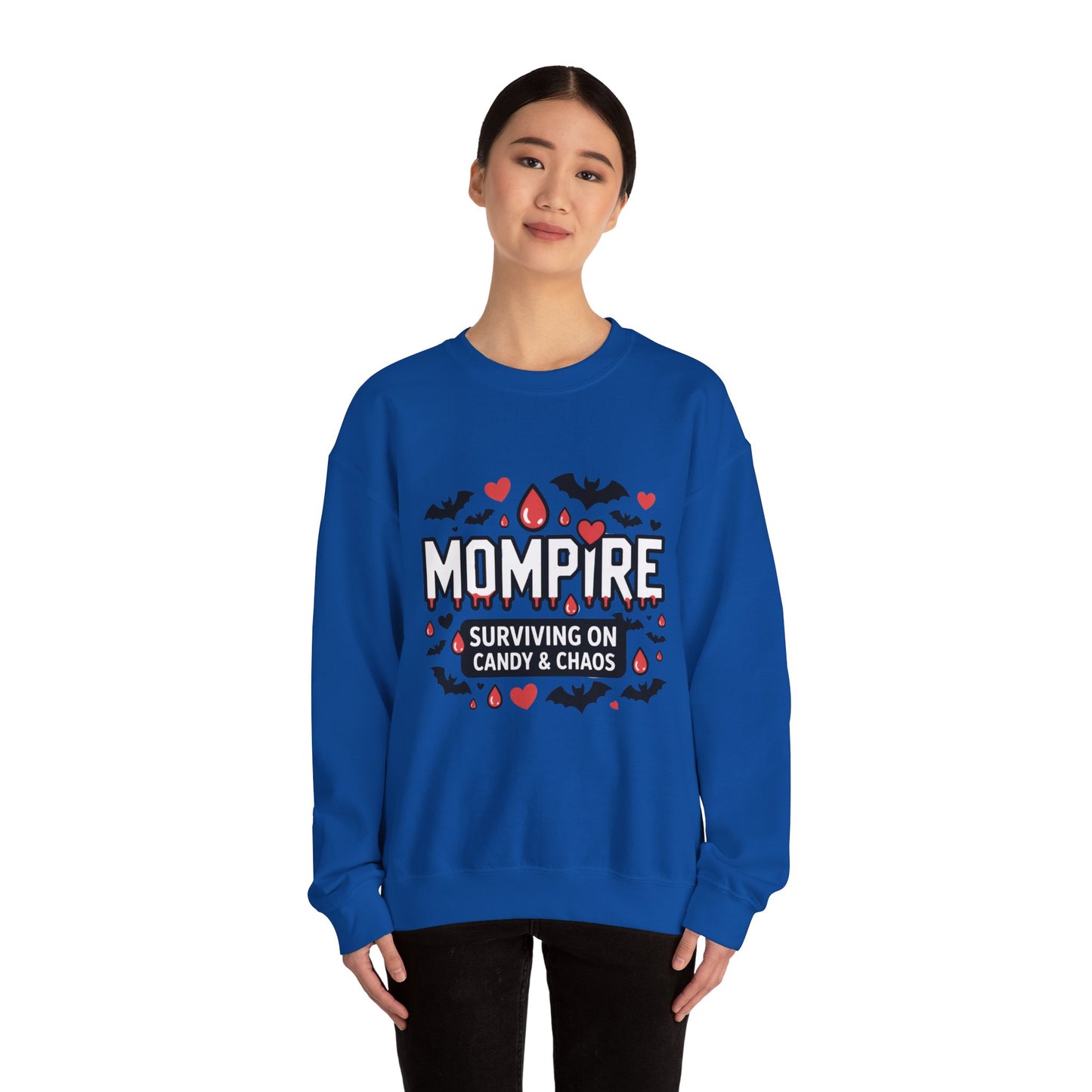 Mompire Sweatshirt, Cozy Crewneck, Halloween Apparel, Gift for Moms, Comfortable Fashion, Funny Mom Shirt