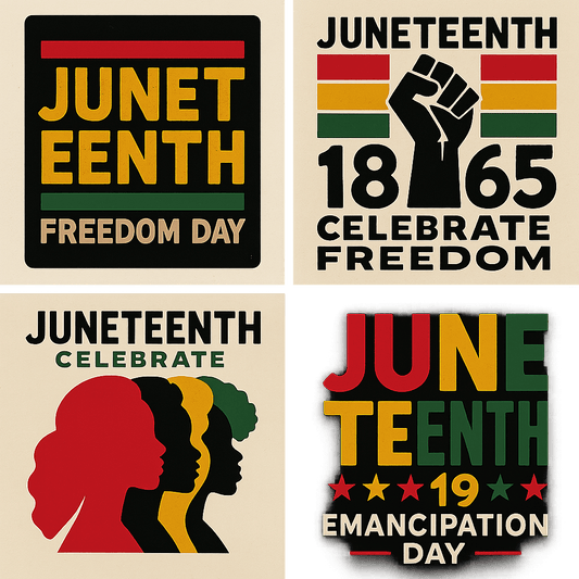 Juneteenth shirt with bold “Freedom. Legacy. Power.” message – red, black, and green – C2K2 Creations